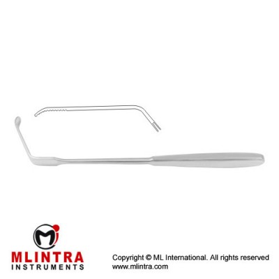 Zenker Retractor Stainless Steel, 28.5 cm - 11 1/4" Blade Size 85 x 20 mm